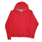 Mens Red Champion Hoodie Full Zip Jumper
