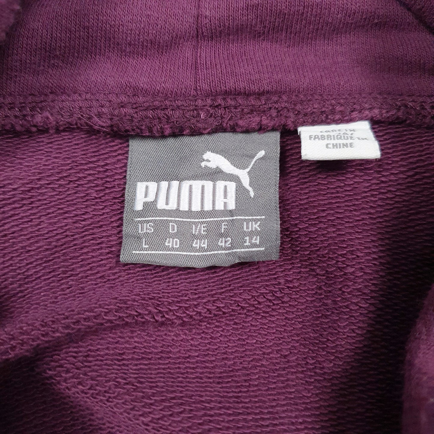 Womens Purple Puma  Shoal Neck Jumper