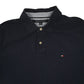 Mens Navy Tommy Hilfiger  Hoodie Polo Shirt