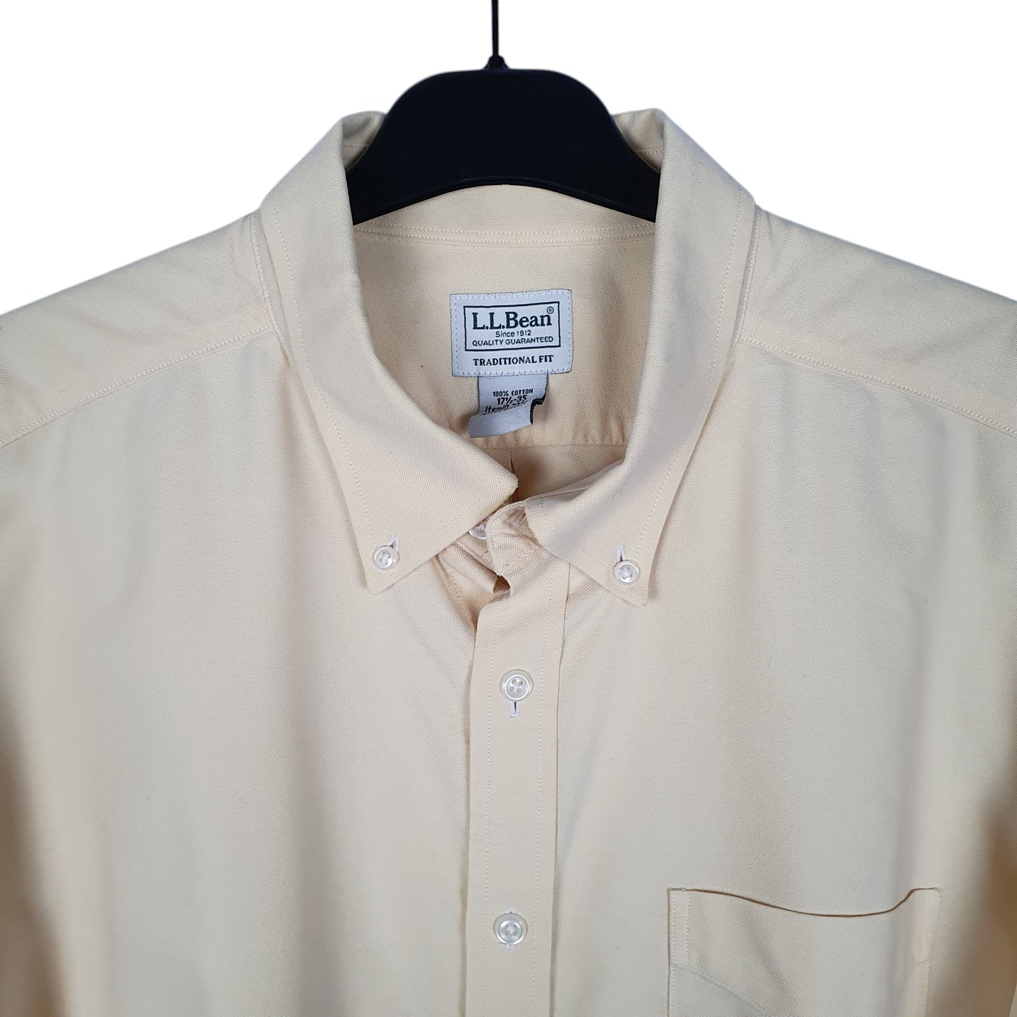 Mens Yellow L.L.Bean   Shirt