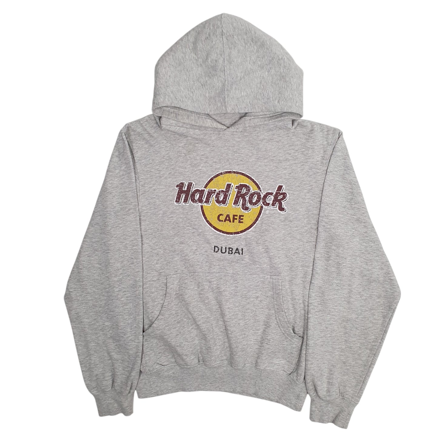 Womens Grey Hard Rock Dubai Hoodie Jumper