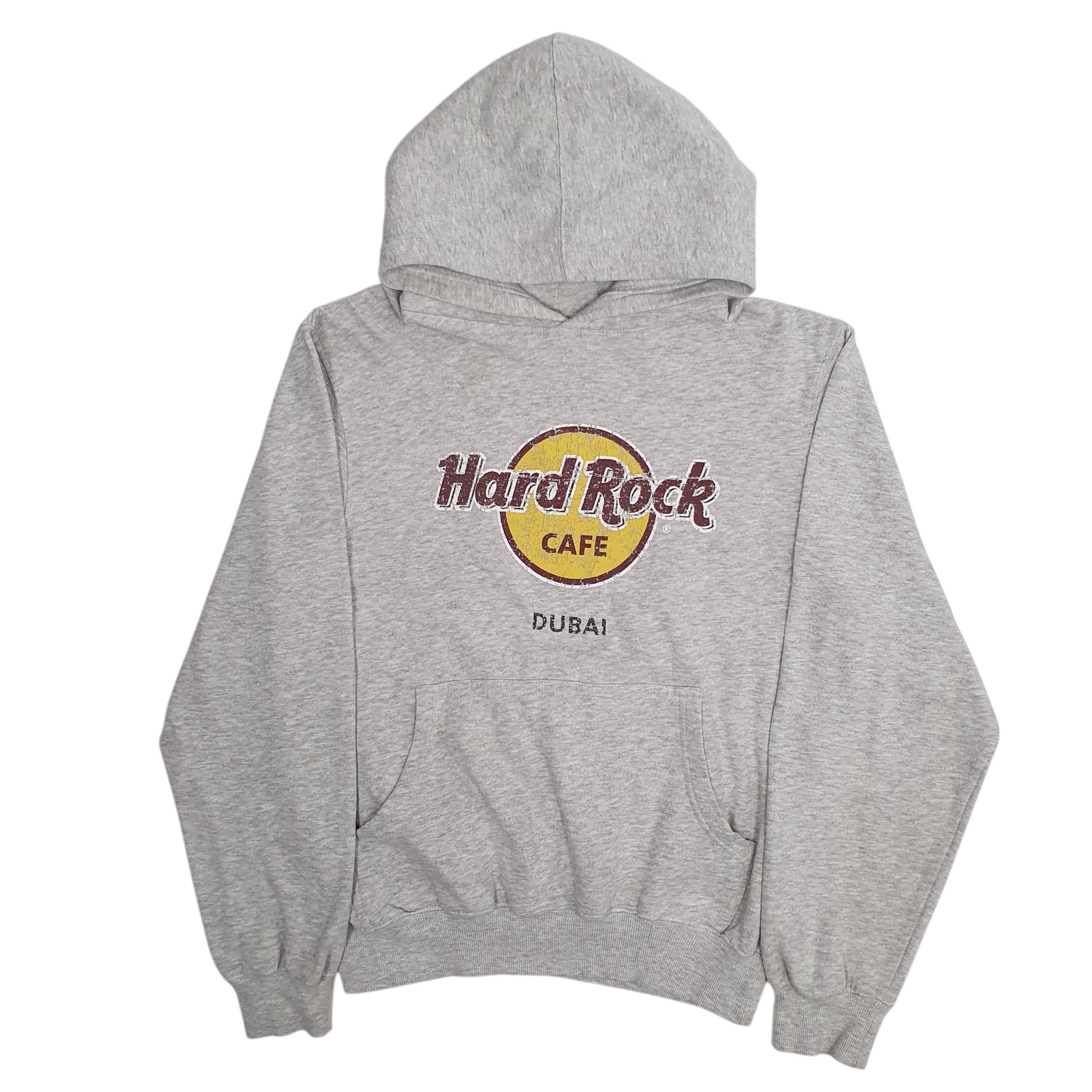 Womens Grey Hard Rock Dubai Hoodie Jumper