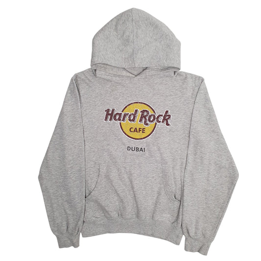 Womens Grey Hard Rock Dubai Hoodie Jumper