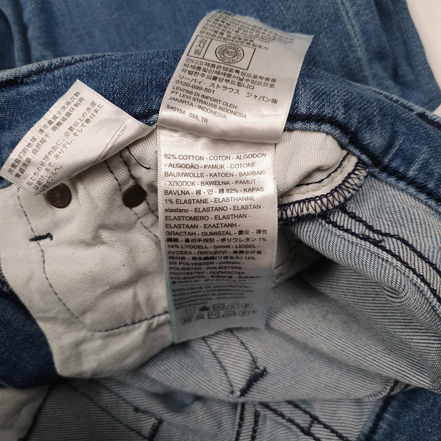 Mens Blue Levis Premium Stretch  Jeans