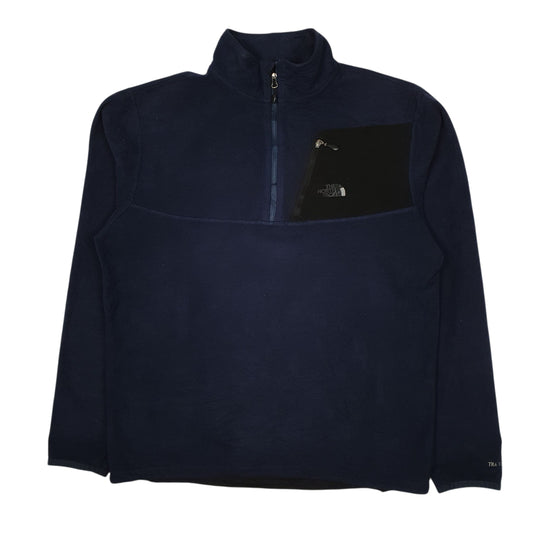 Mens Navy The North Face  Quarter Zip Jumper