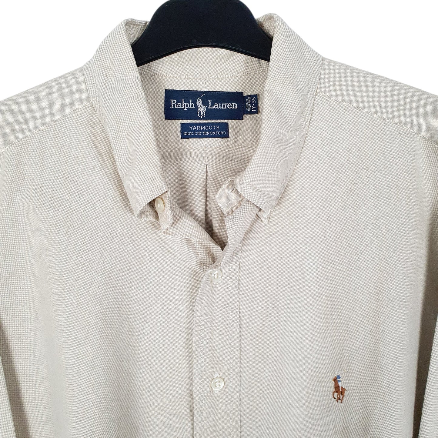 Mens Beige Ralph Lauren   Shirt