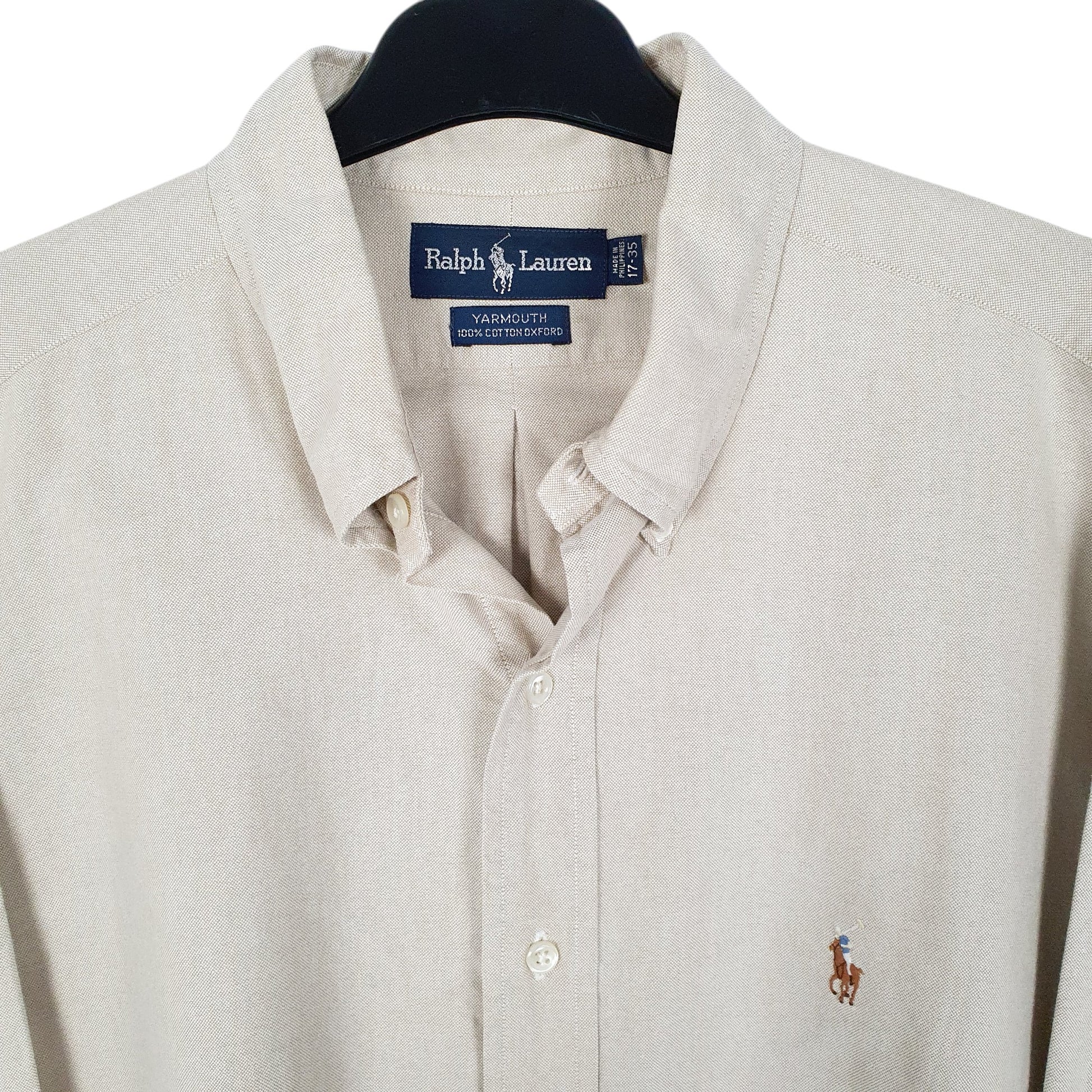 Mens Beige Ralph Lauren   Shirt