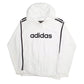 Mens White Adidas  Hoodie Jumper