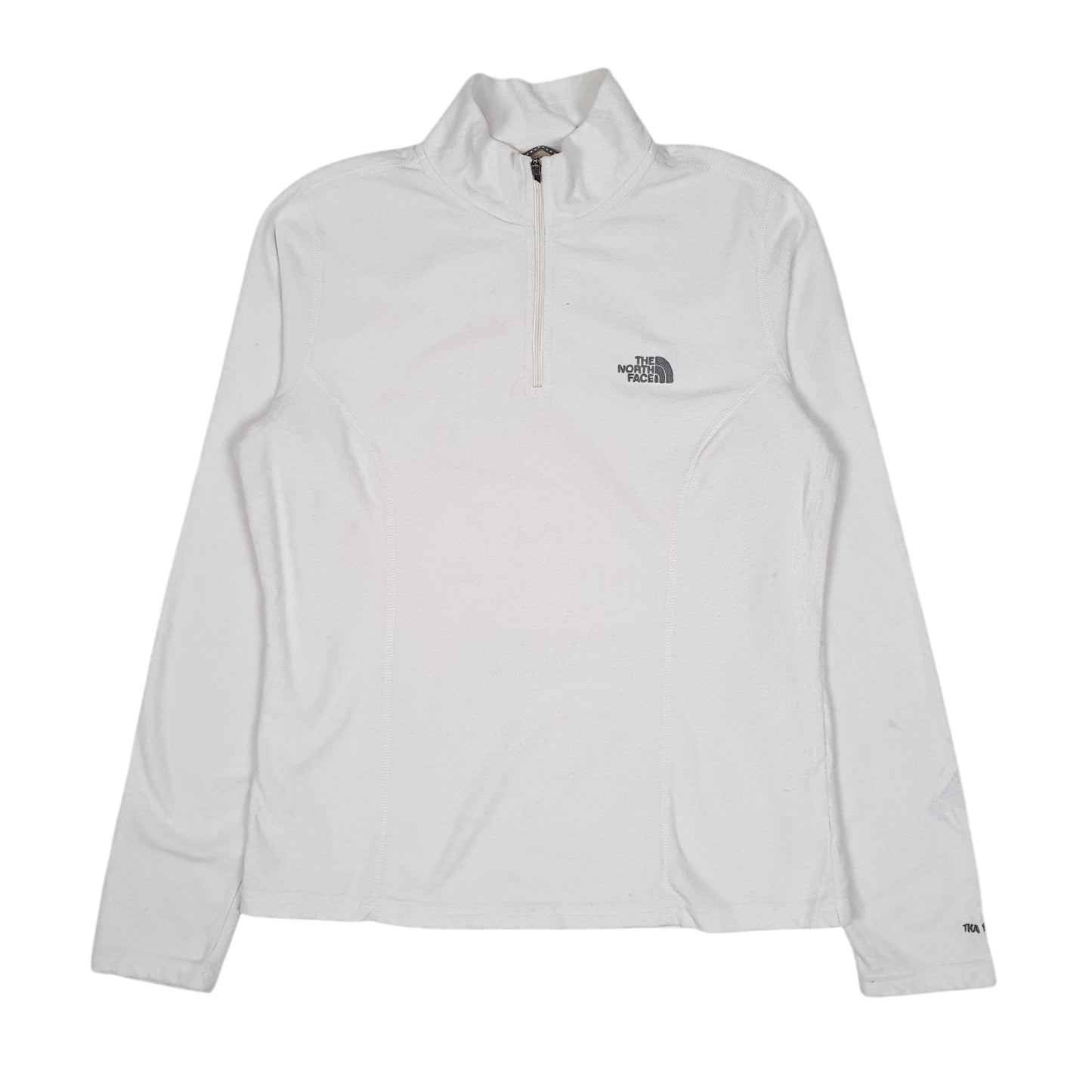 Womens White The North Face  Quarter Zip Jumper