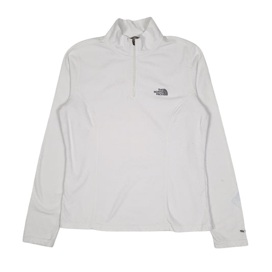 Womens White The North Face  Quarter Zip Jumper