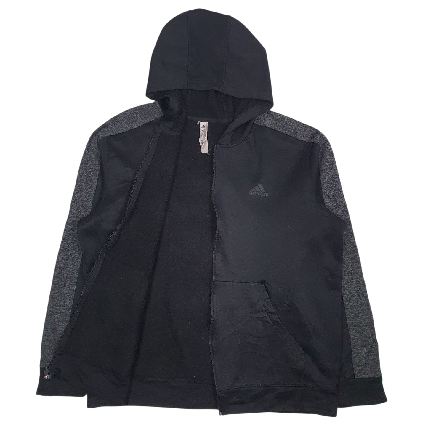 Mens Black Adidas Climawarm Full Zip Jumper