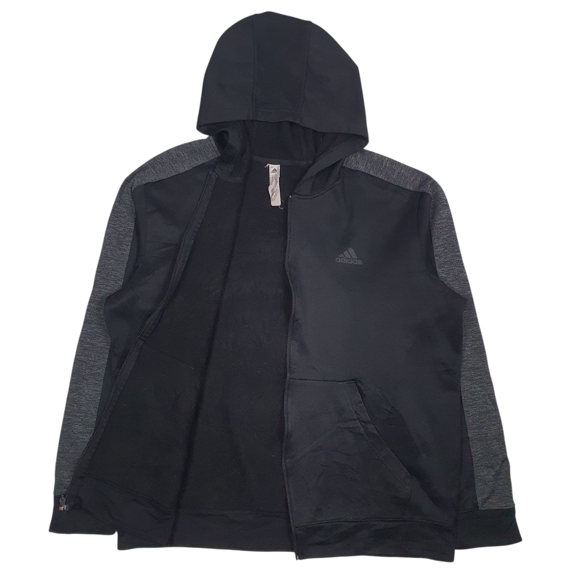 Mens Black Adidas Climawarm Full Zip Jumper