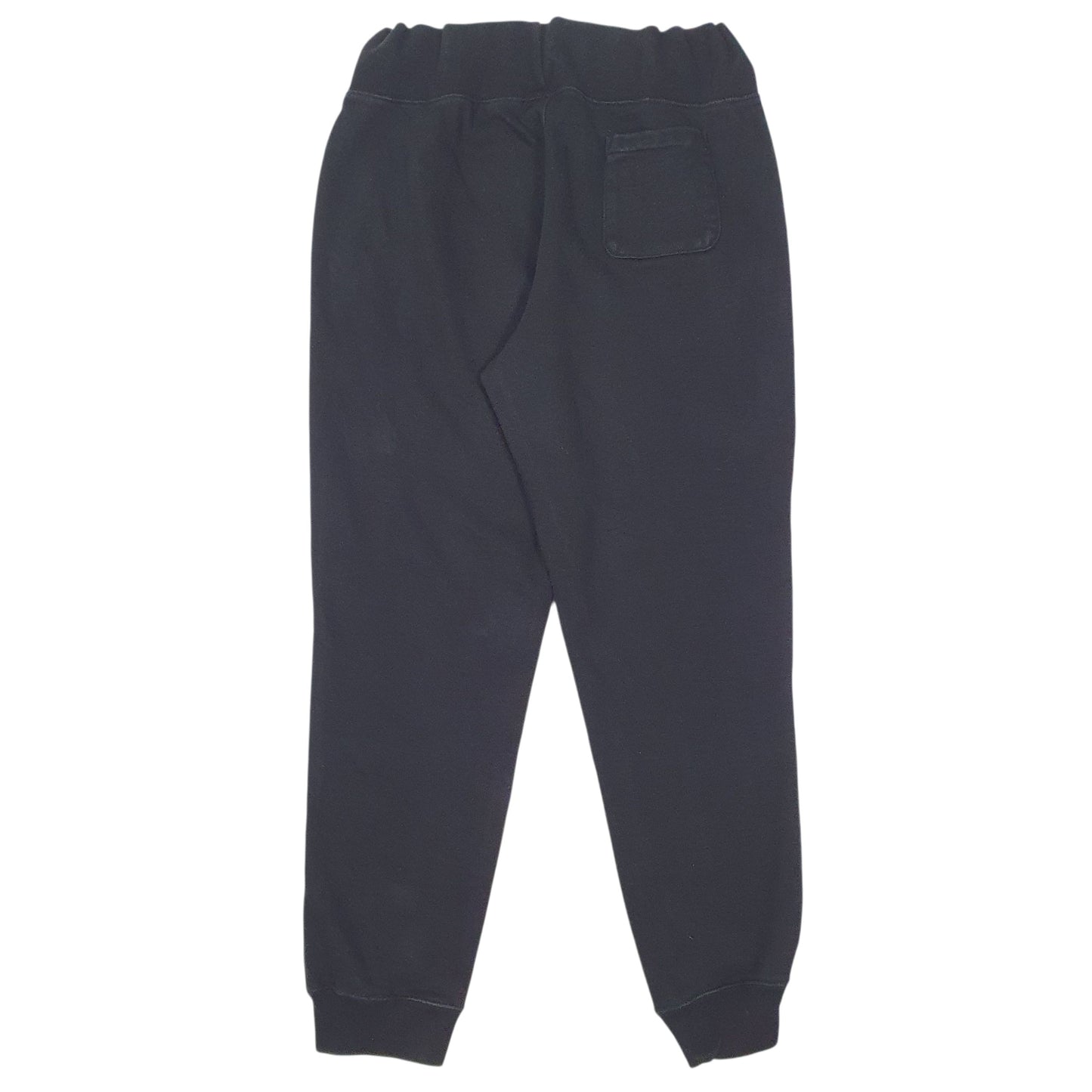 Mens Black Champion Reverse Weave  Trousers