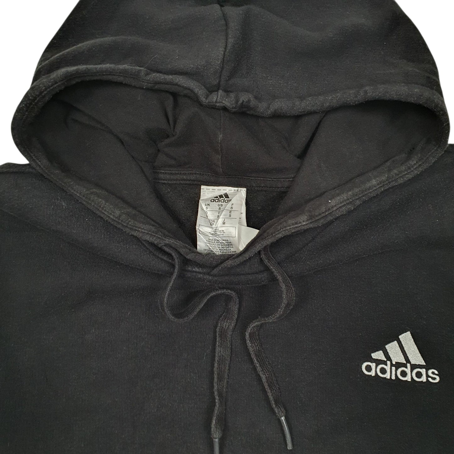 Mens Black Adidas  Hoodie Jumper