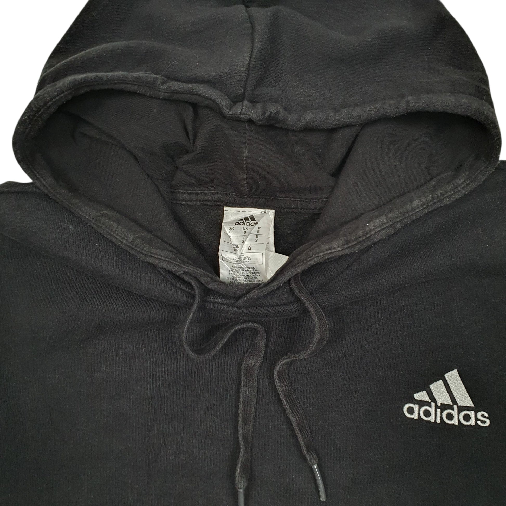 Mens Black Adidas  Hoodie Jumper