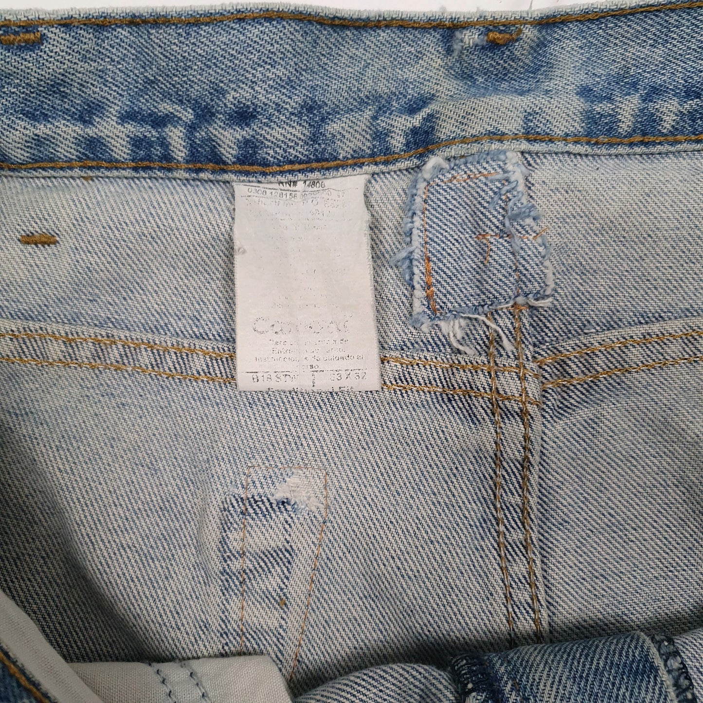 Mens Blue Carhartt   Shorts