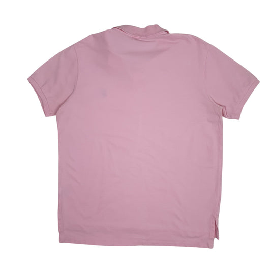 Mens Pink Polo Ralph Lauren Custom Fit  Polo Shirt