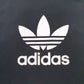 Mens Black Adidas Spellout Full Zip Jumper