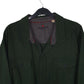 Mens Green Woolrich Thick Herringbone  Shirt