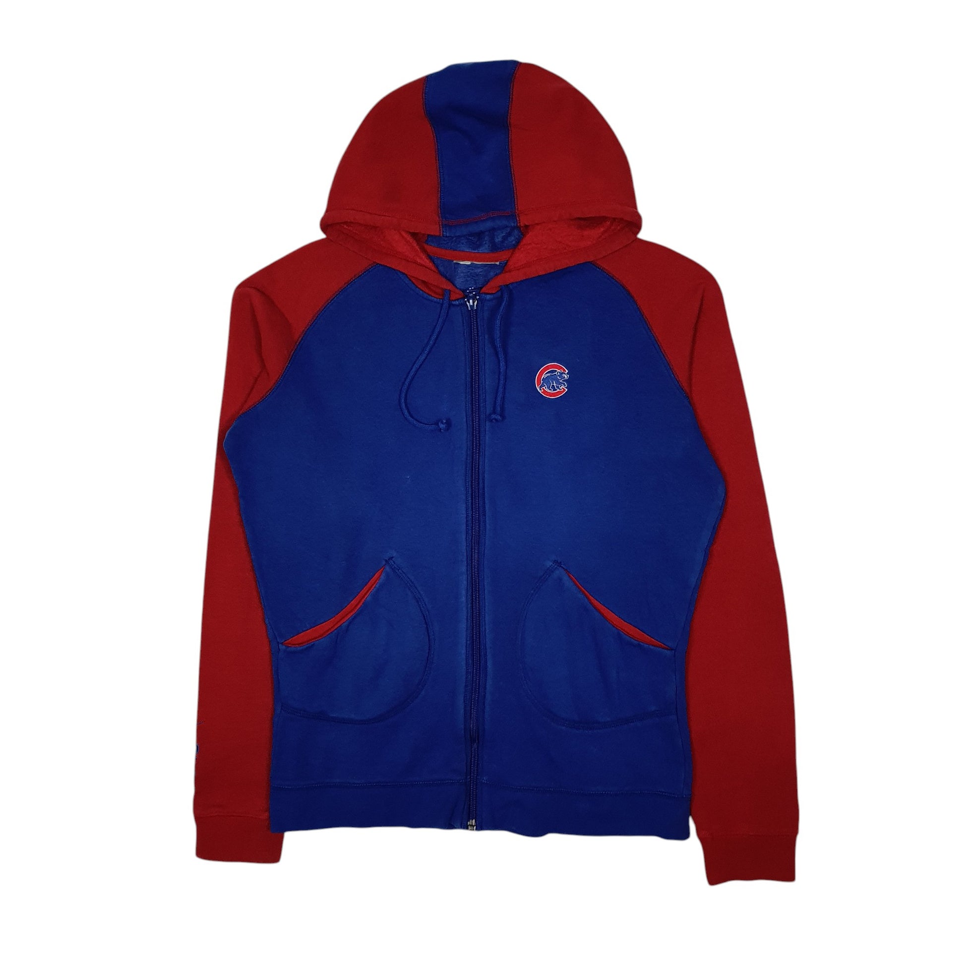 Mens Blue Nike Chicago Cubs Baseball MLB Full Zip Jumper