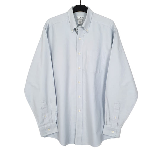 Mens Blue L.L.Bean  Long Sleeve Shirt
