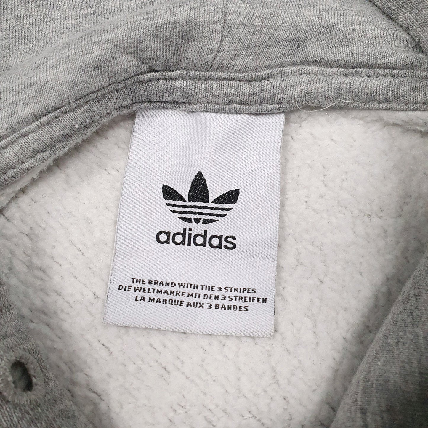 Mens Grey Adidas  Hoodie Jumper