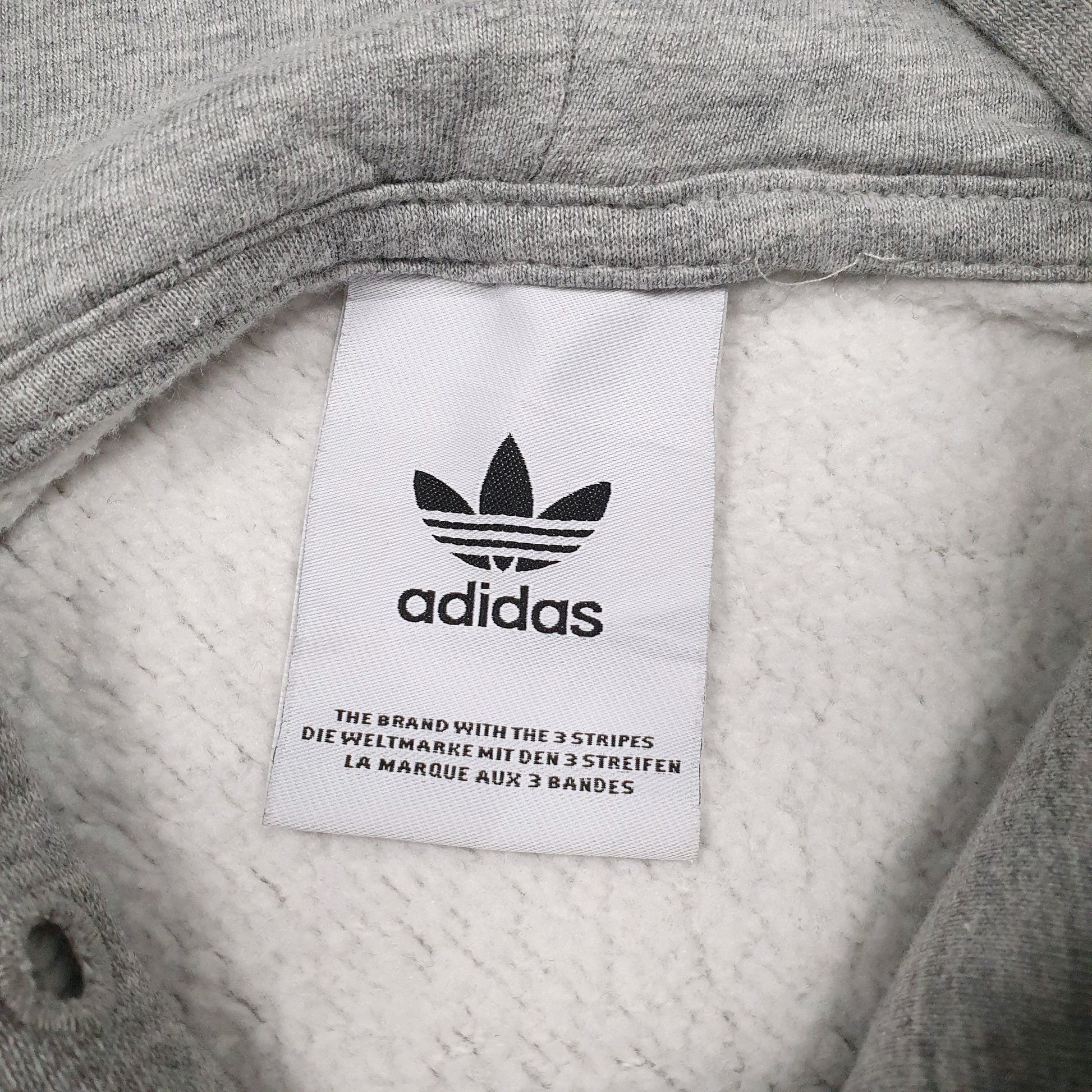 Mens Grey Adidas  Hoodie Jumper