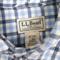 Mens Blue L.L.Bean Linen  Shirt
