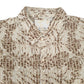 Mens Beige Tasso Elba Island Full Zip Shirt
