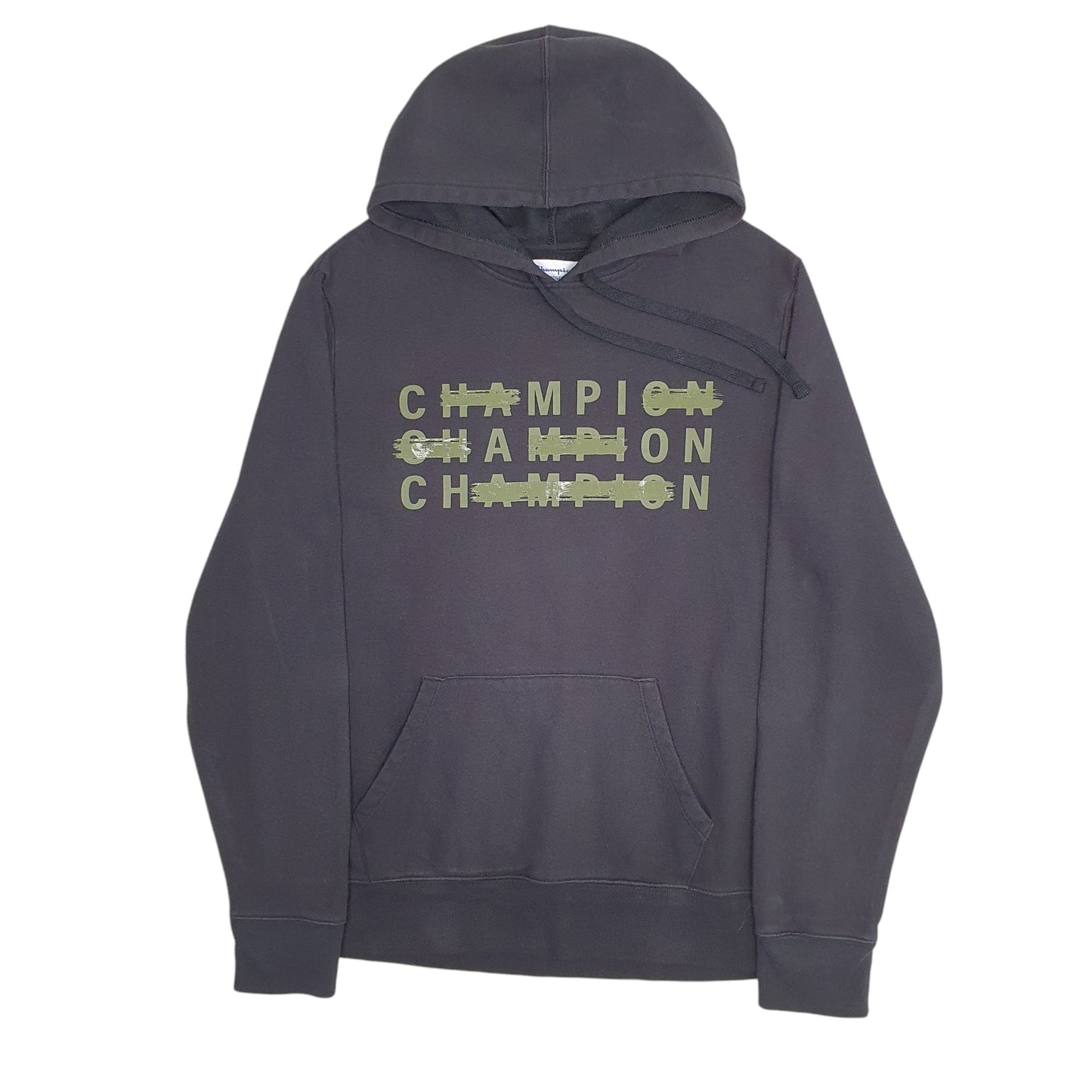 Mens Black Champion  Hoodie Jumper