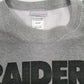 Mens Grey Reebok Vintage 90s Oakland Raiders NFL Crewneck Jumper