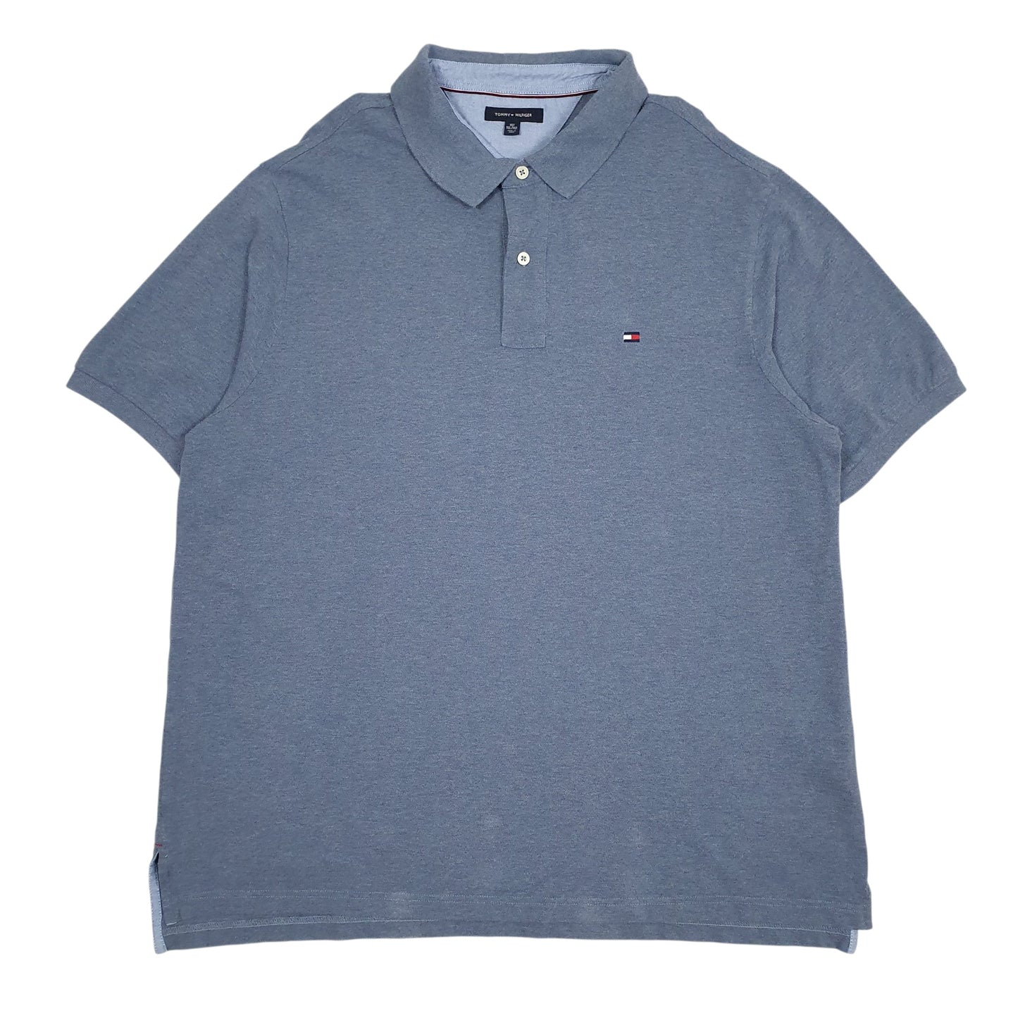 Mens Blue Tommy Hilfiger  Short Sleeve Polo Shirt