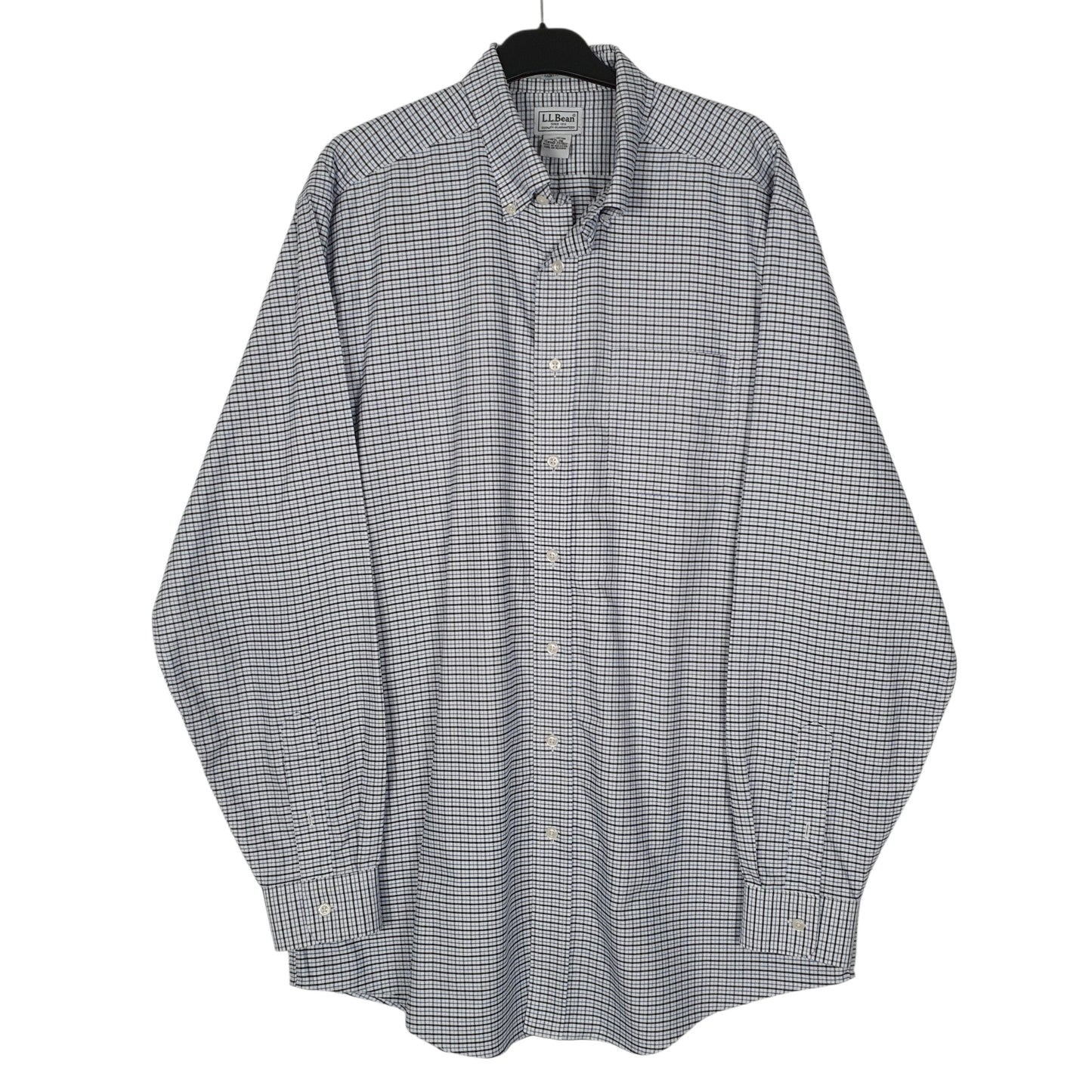 Mens Blue L.L.Bean  Long Sleeve Shirt