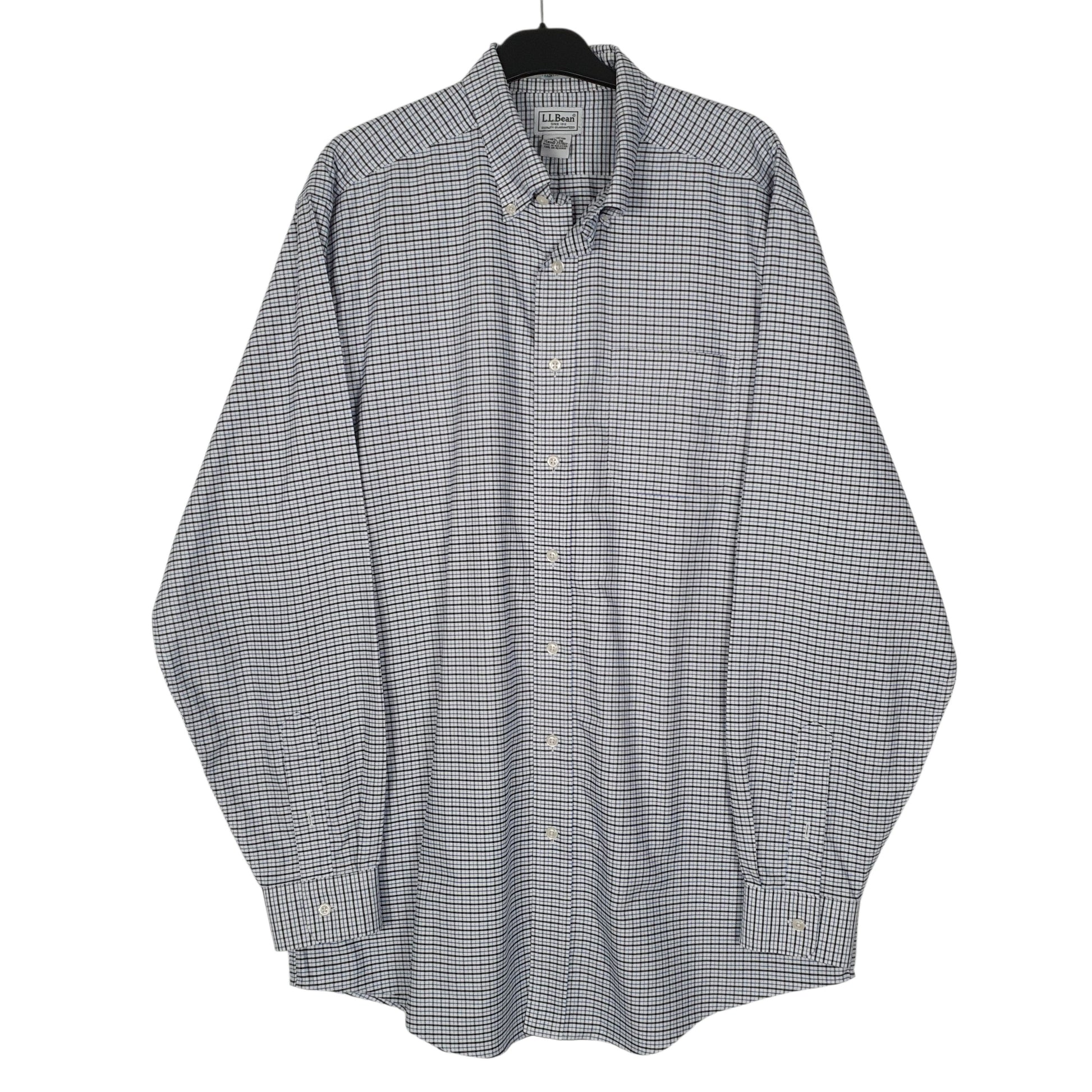 Mens Blue L.L.Bean  Long Sleeve Shirt