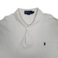 Mens White Polo Ralph Lauren  Full Zip Polo Shirt