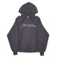 Mens Black Champion Reverse Weave Spellout Hoodie Jumper