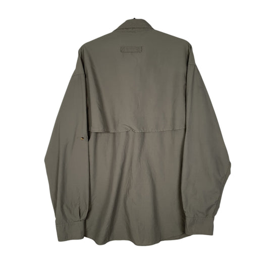 Mens Green L.L.Bean Hiking Walking  Shirt