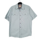 Mens Blue Wrangler  Short Sleeve Shirt