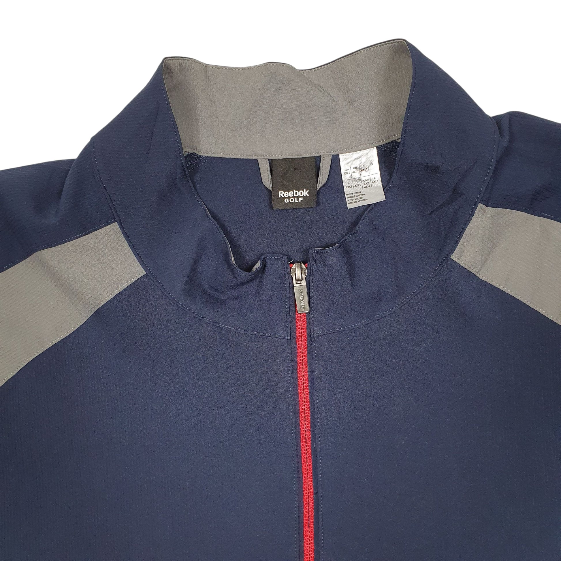 Mens Navy Reebok Golf Pullover  Coat