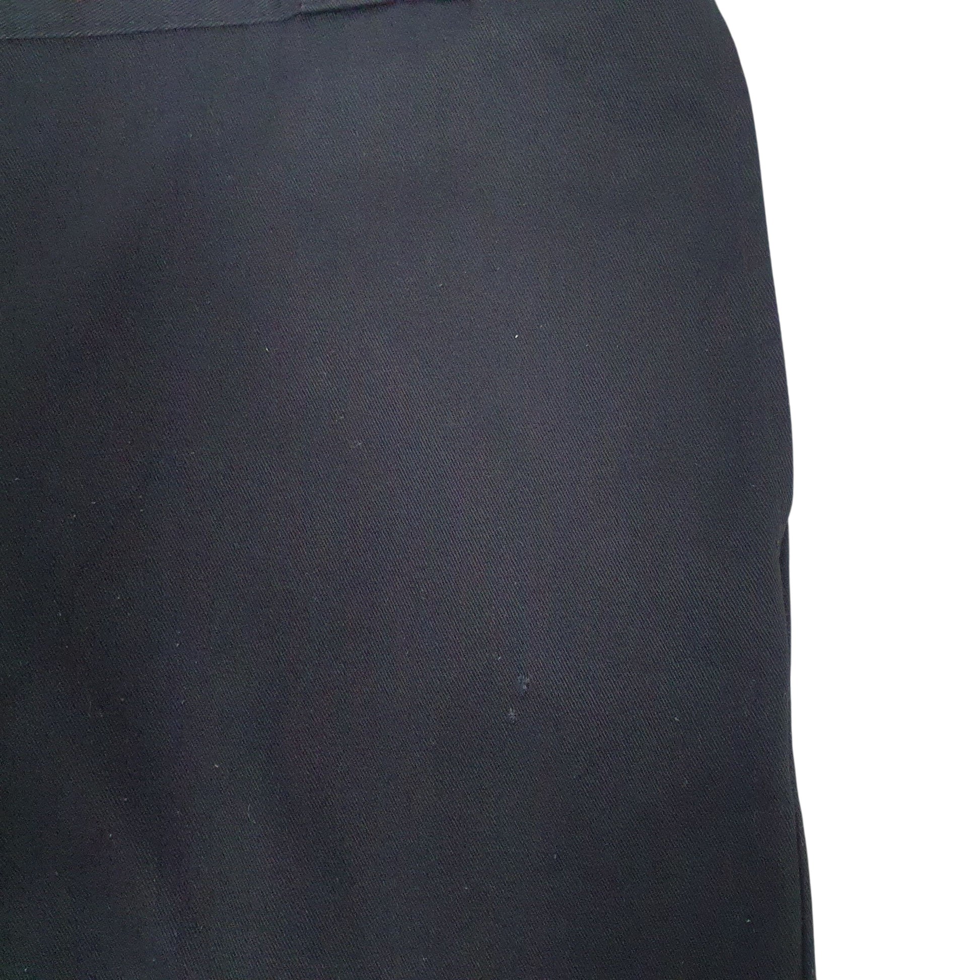 Mens Black Dickies   Trousers