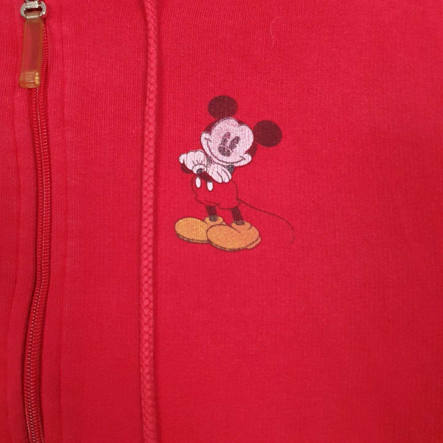 Womens Red Disney  Full Zip Jumper