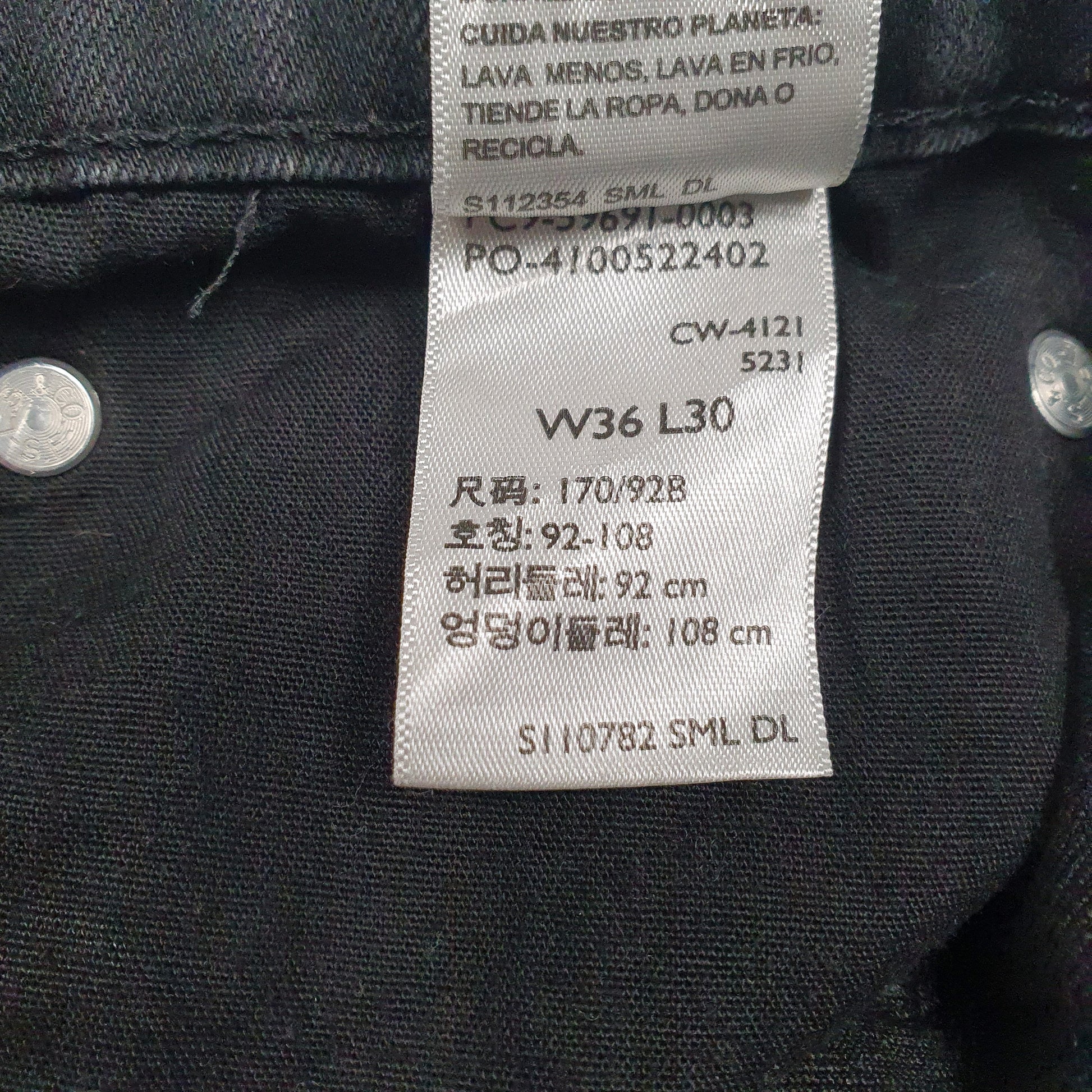 Mens Black Levis   Jeans