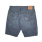 Mens Blue Levis 514  Shorts
