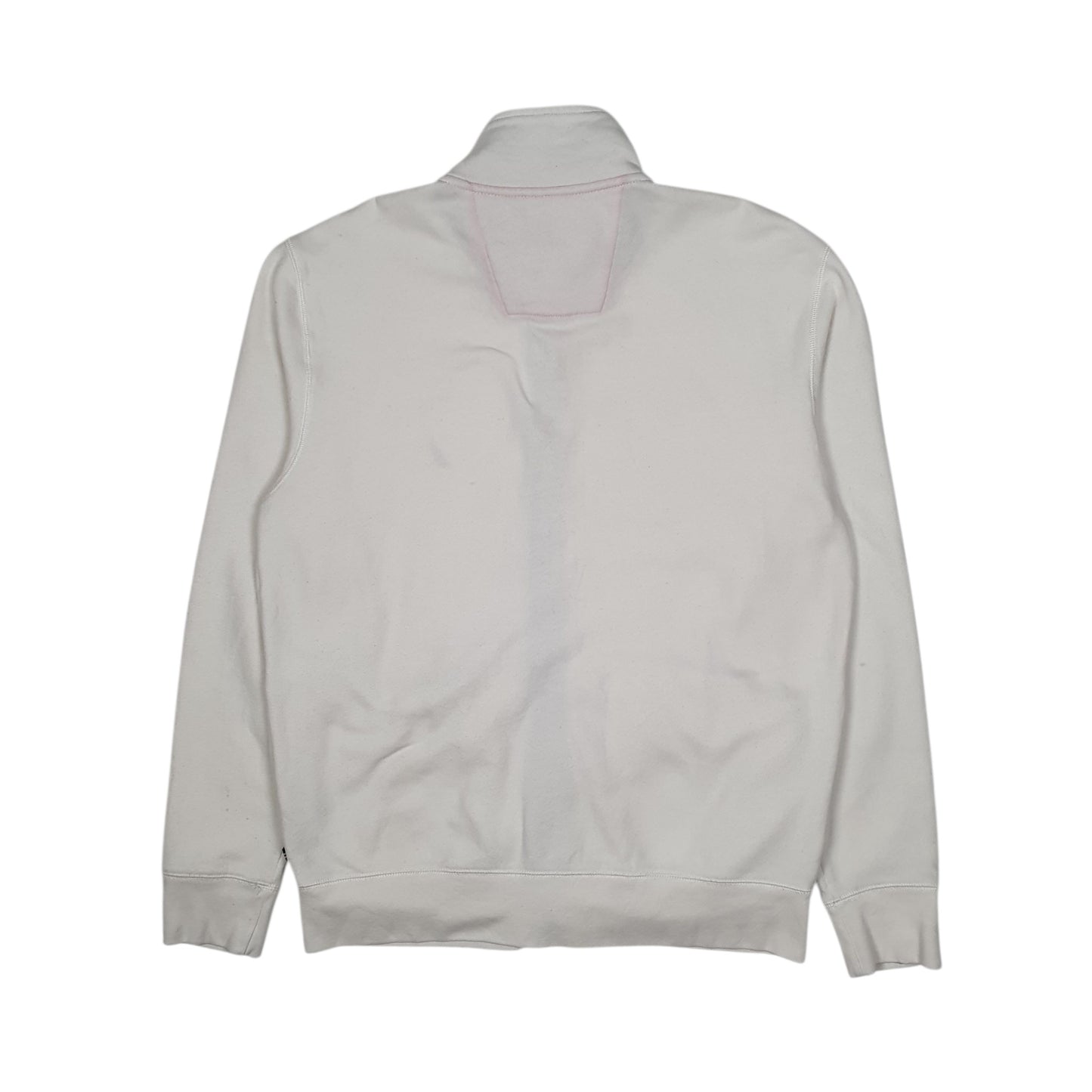 Mens White Nautica  Full Zip Jumper