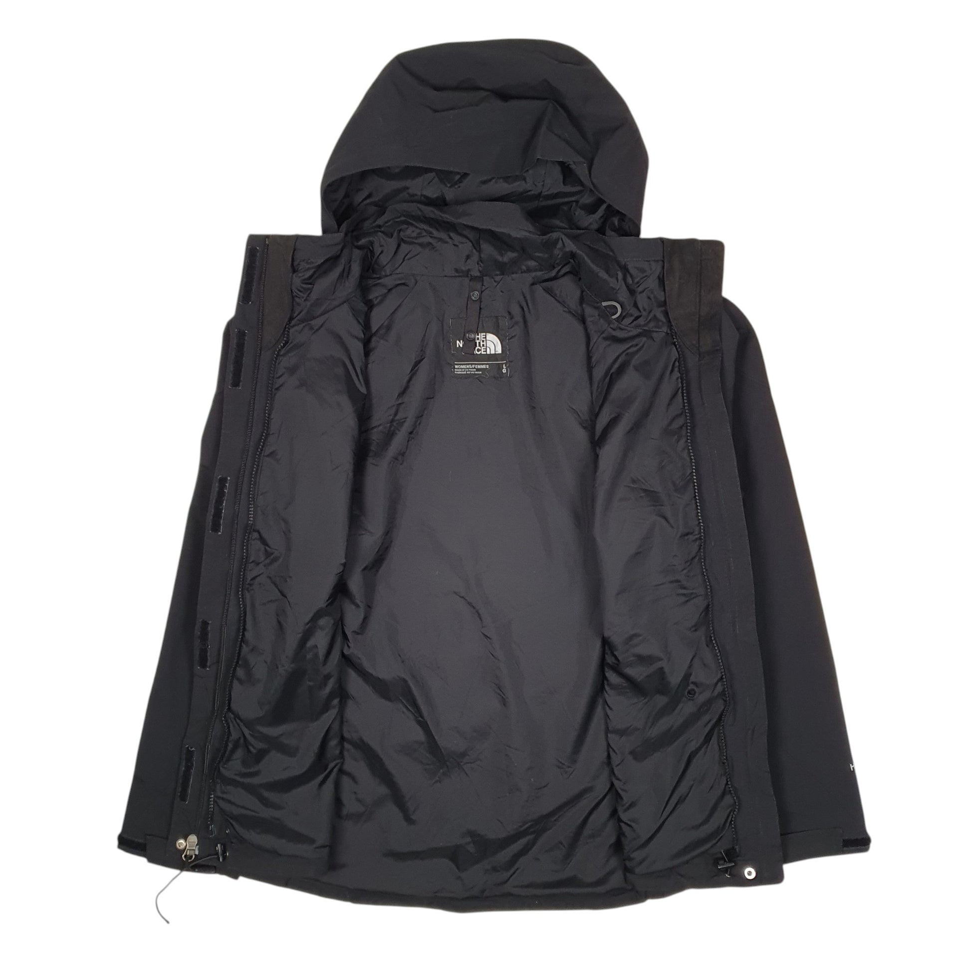 Womens Black The North Face Hyvent  Coat
