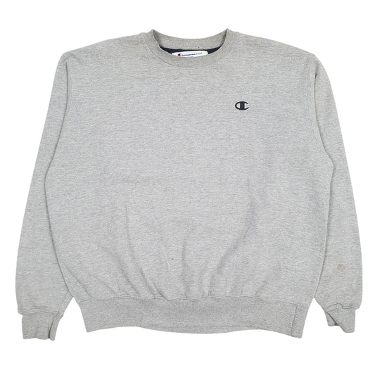 Mens Grey Champion  Crewneck Jumper