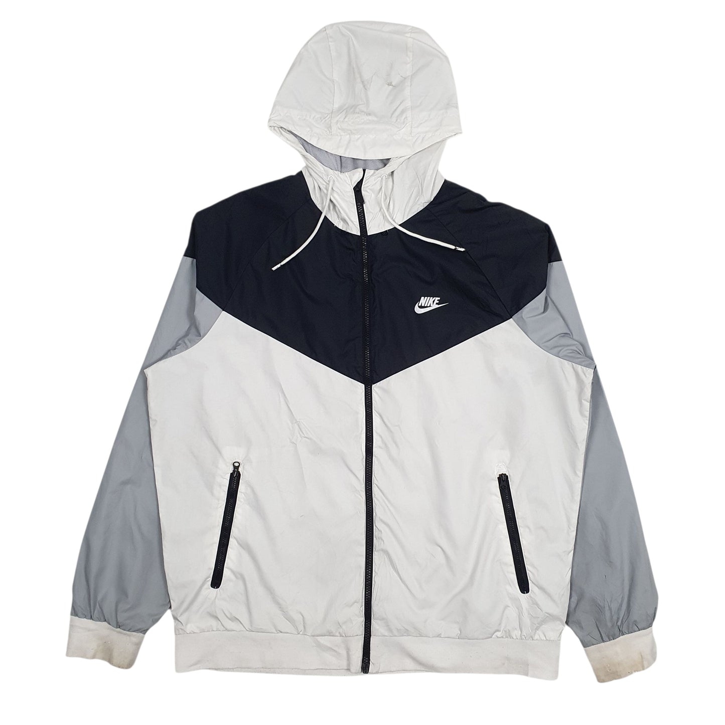 Mens White Nike   Coat