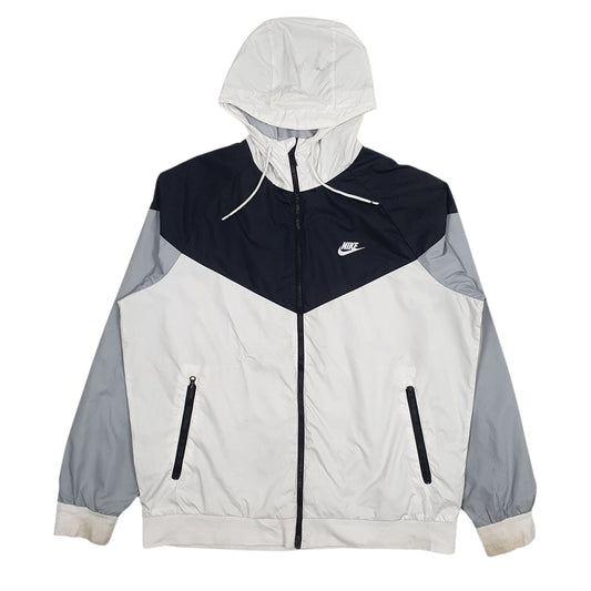 Mens White Nike   Coat