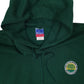 Mens Green Champion Vintage 2000s Landscaping Hoodie Jumper