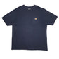 Mens Navy Carhartt  Short Sleeve T Shirt